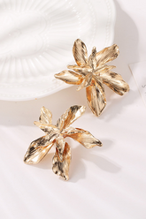Big Flower Drop Dangle Earrings Sai Feel